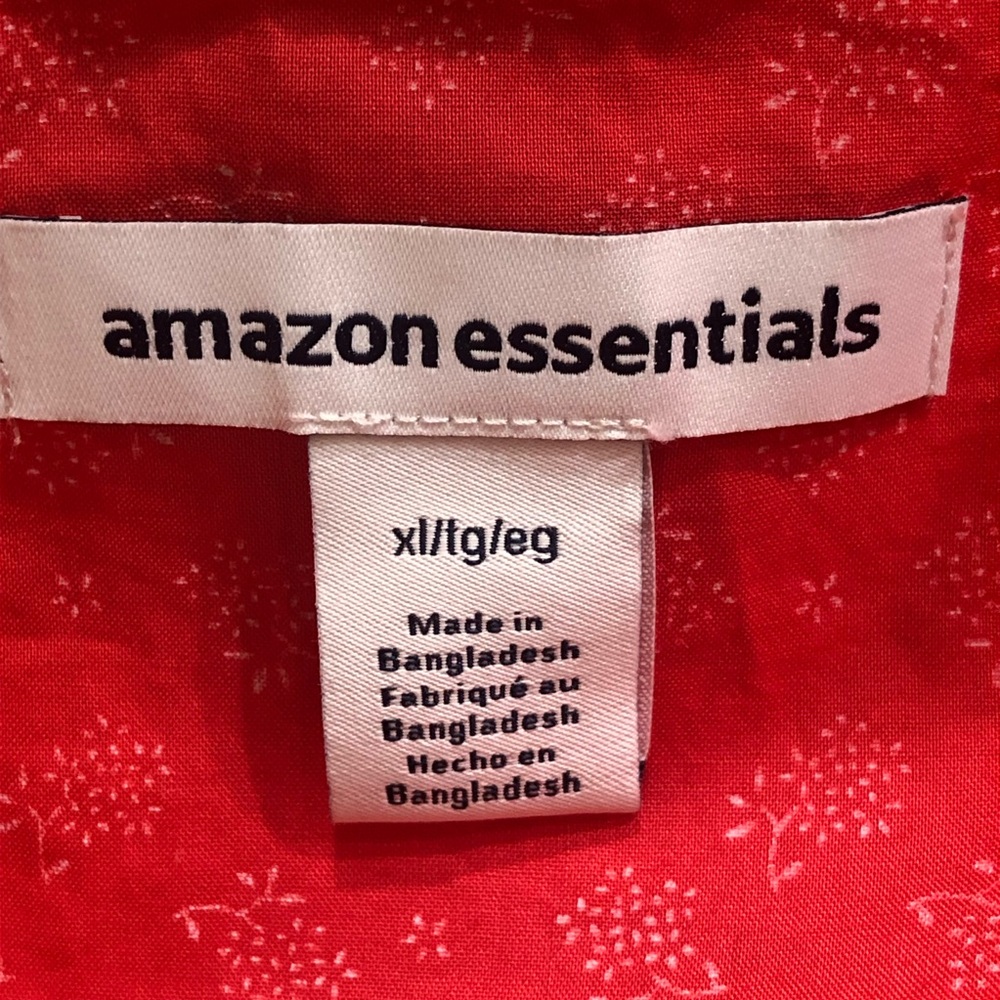 Red Patterned Blouse - Picture 7 of 9